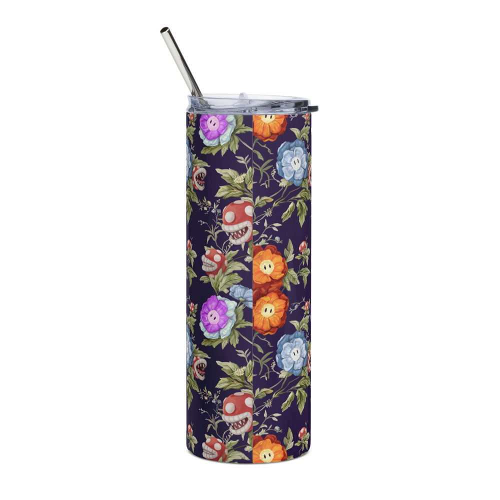 Floral Stainless Steel Tumbler