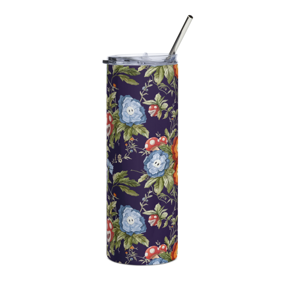 Floral Stainless Steel Tumbler