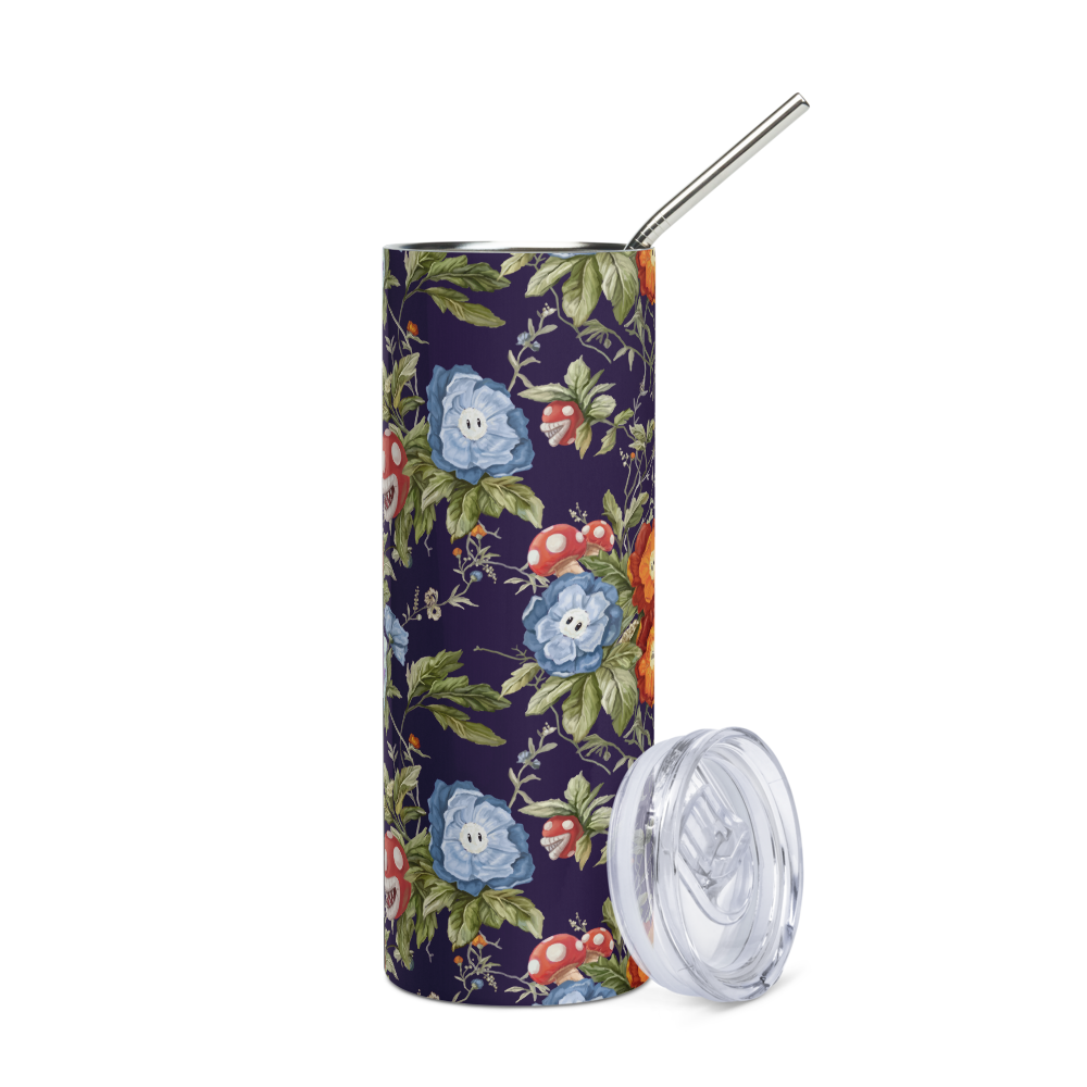 Floral Stainless Steel Tumbler