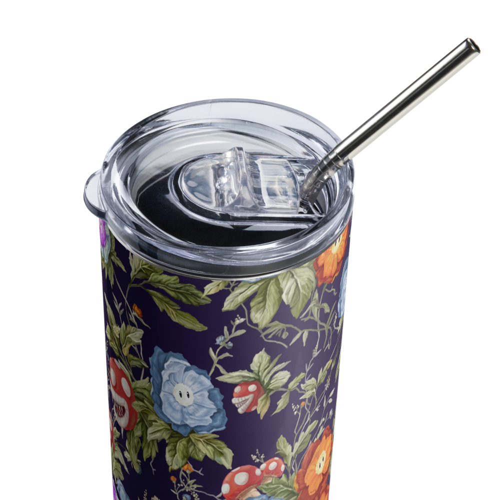 Floral Stainless Steel Tumbler