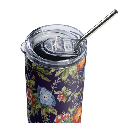 Floral Stainless Steel Tumbler