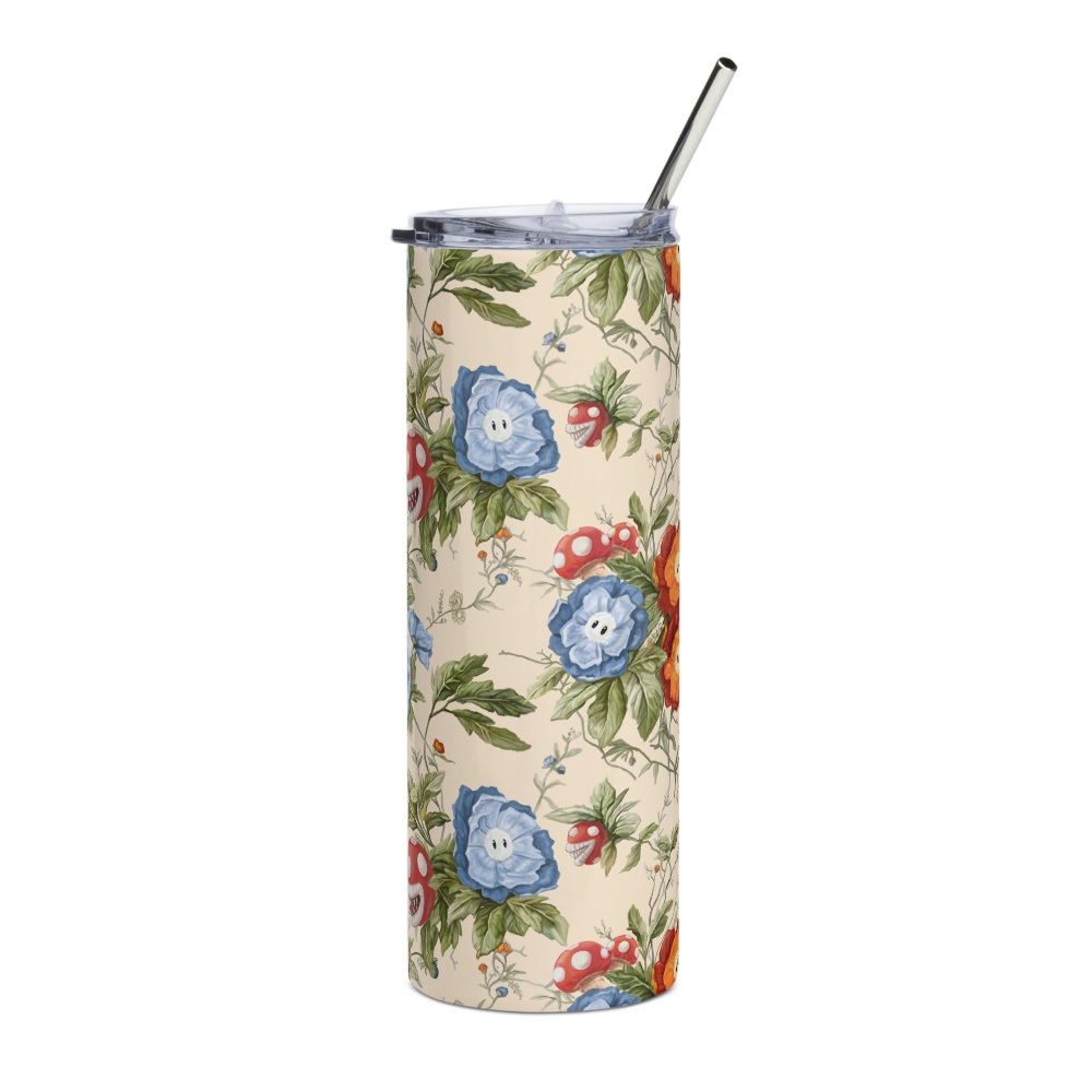 Floral Stainless Steel Tumbler