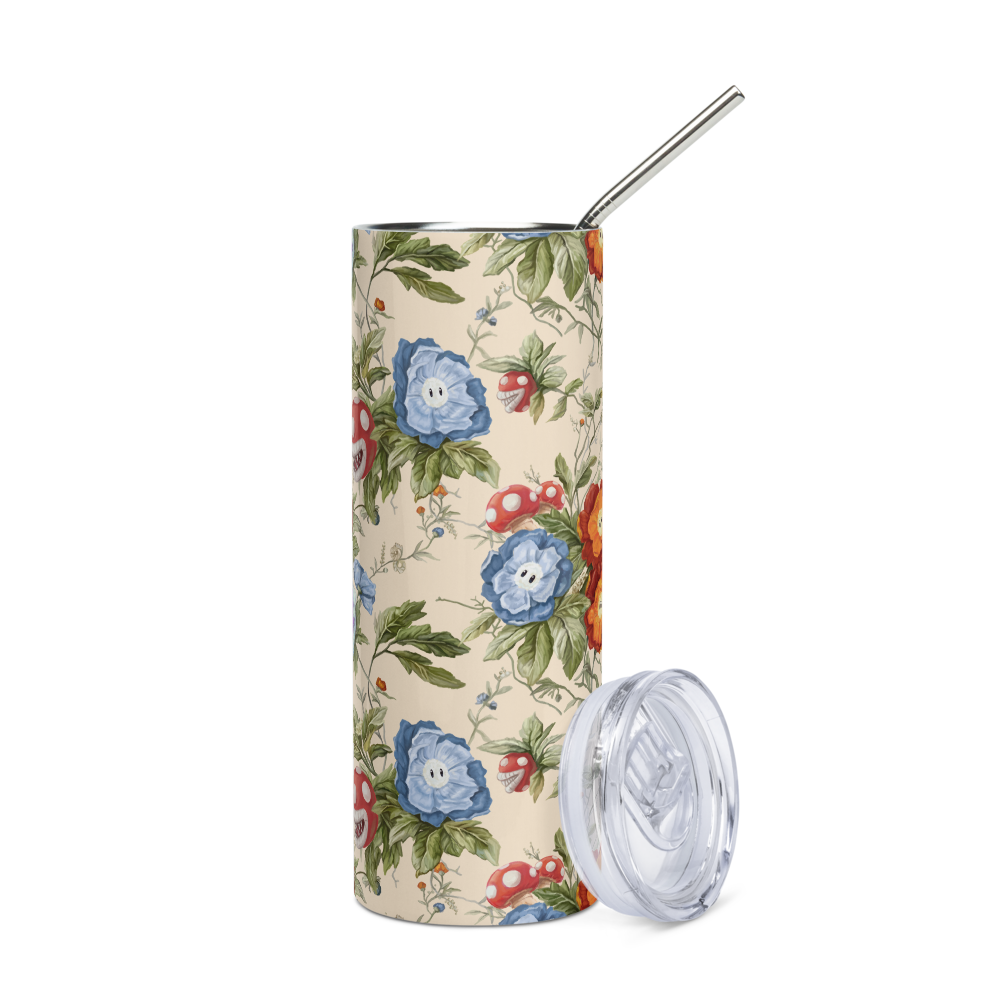 Floral Stainless Steel Tumbler