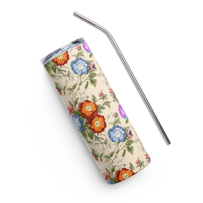 Floral Stainless Steel Tumbler