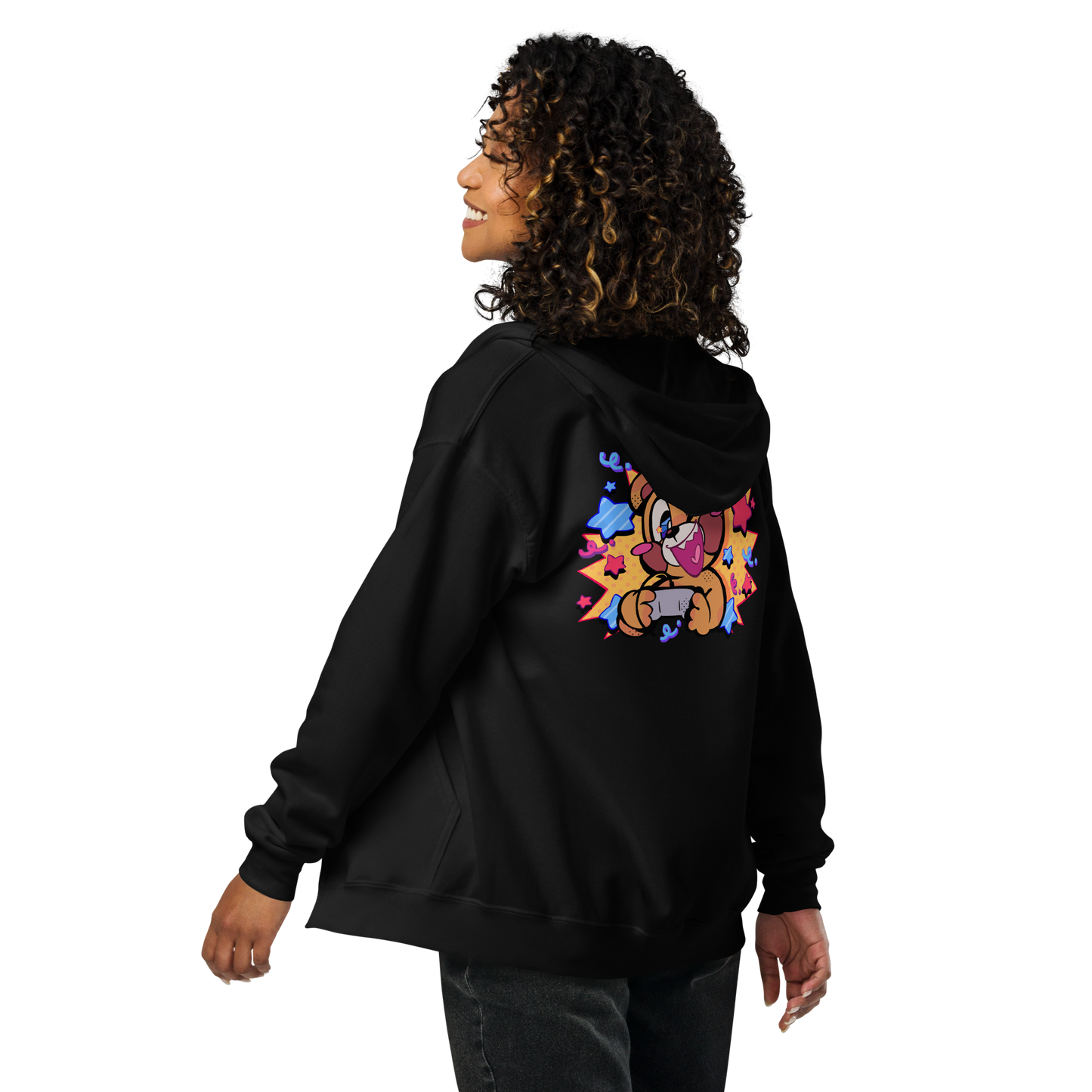 Comic Pop Gamer Zip Hoodie