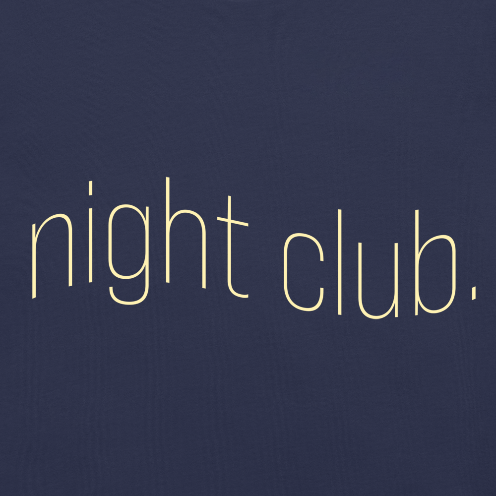 Night Club Minimalism T-Shirt