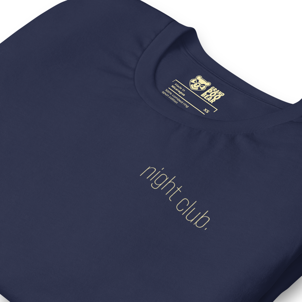 Night Club Minimalism T-Shirt