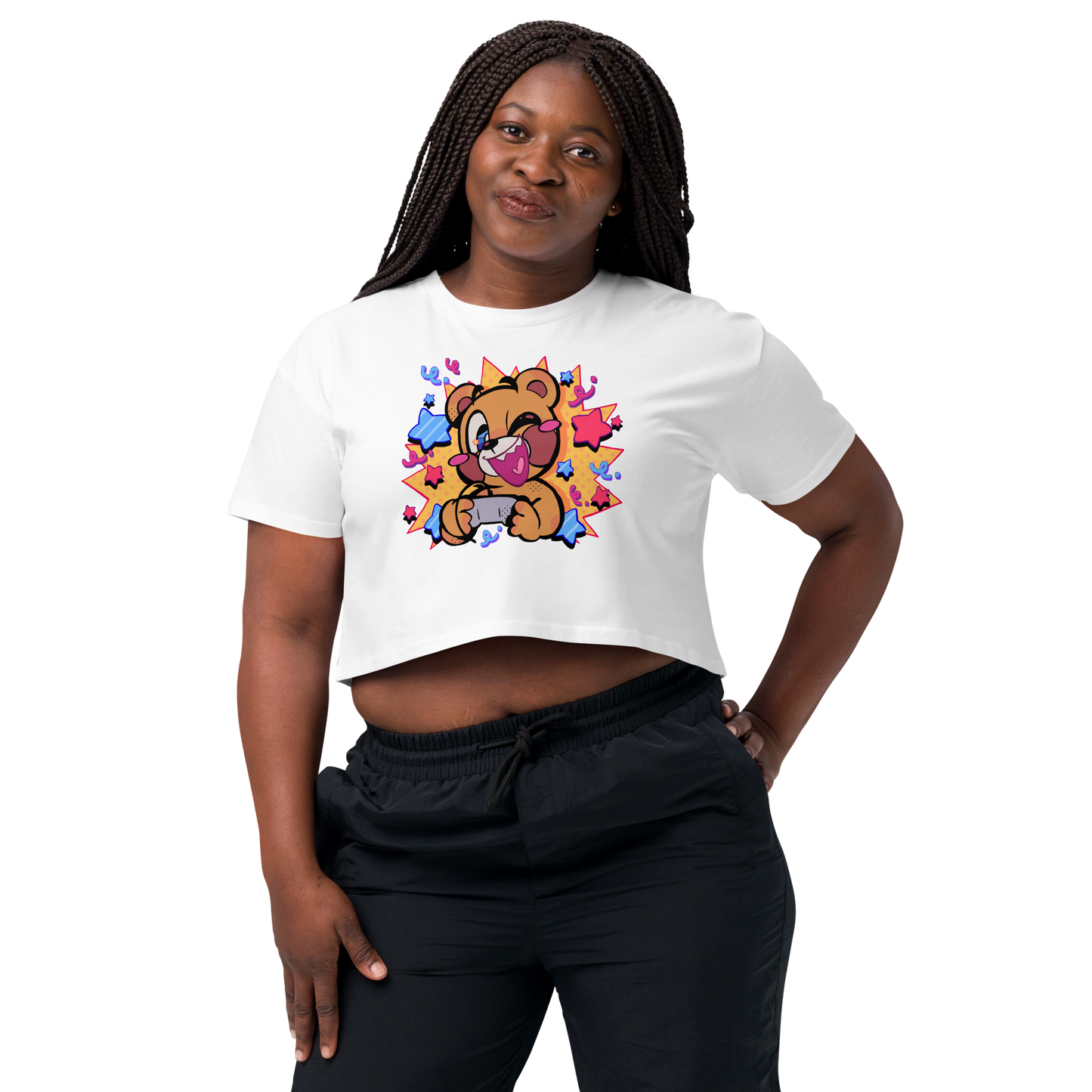 Comic Pop Gamer Women’s Crop Top