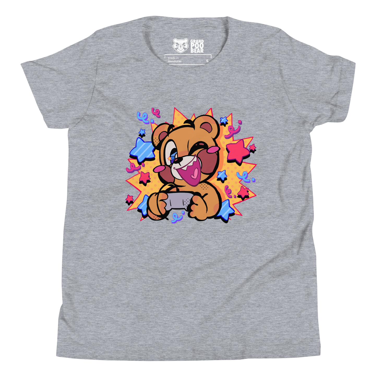 Comic Pop Gamer Jugend-T-Shirt