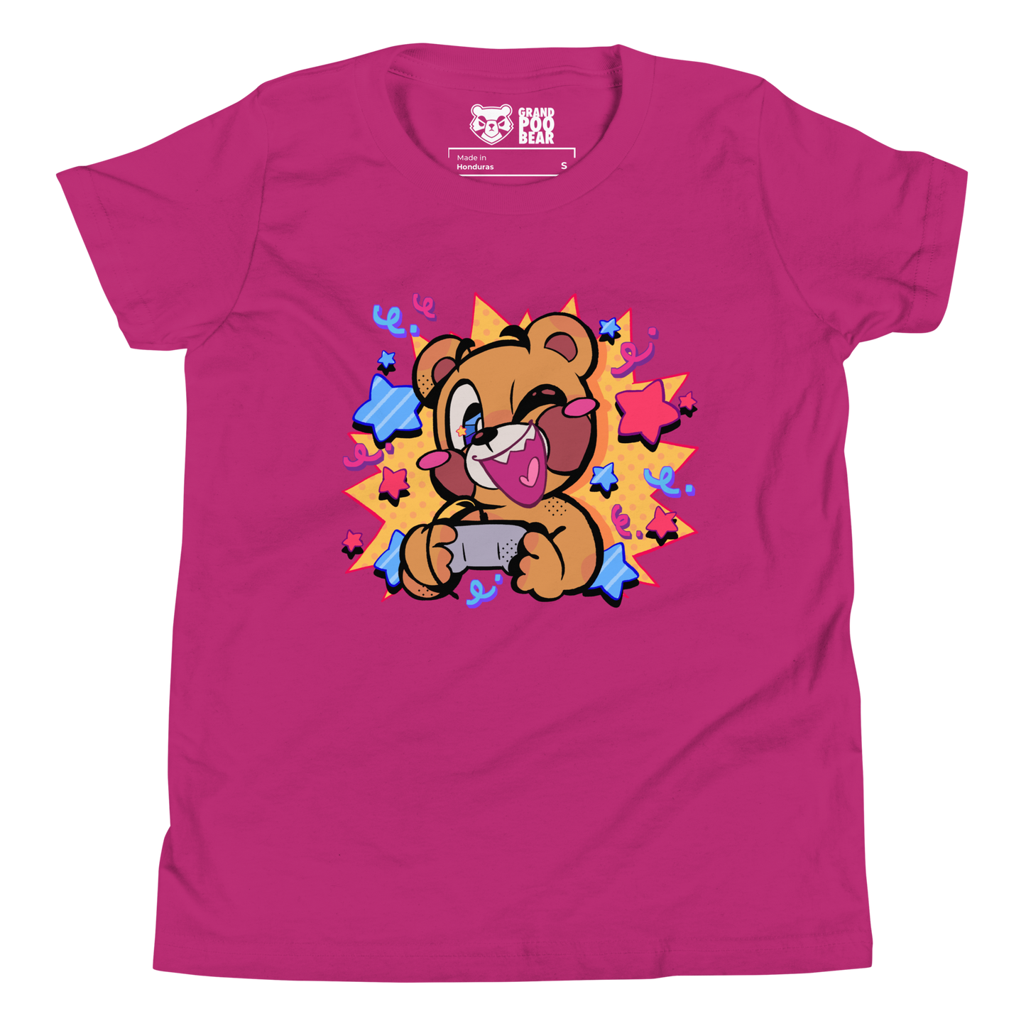Comic Pop Gamer Jugend-T-Shirt