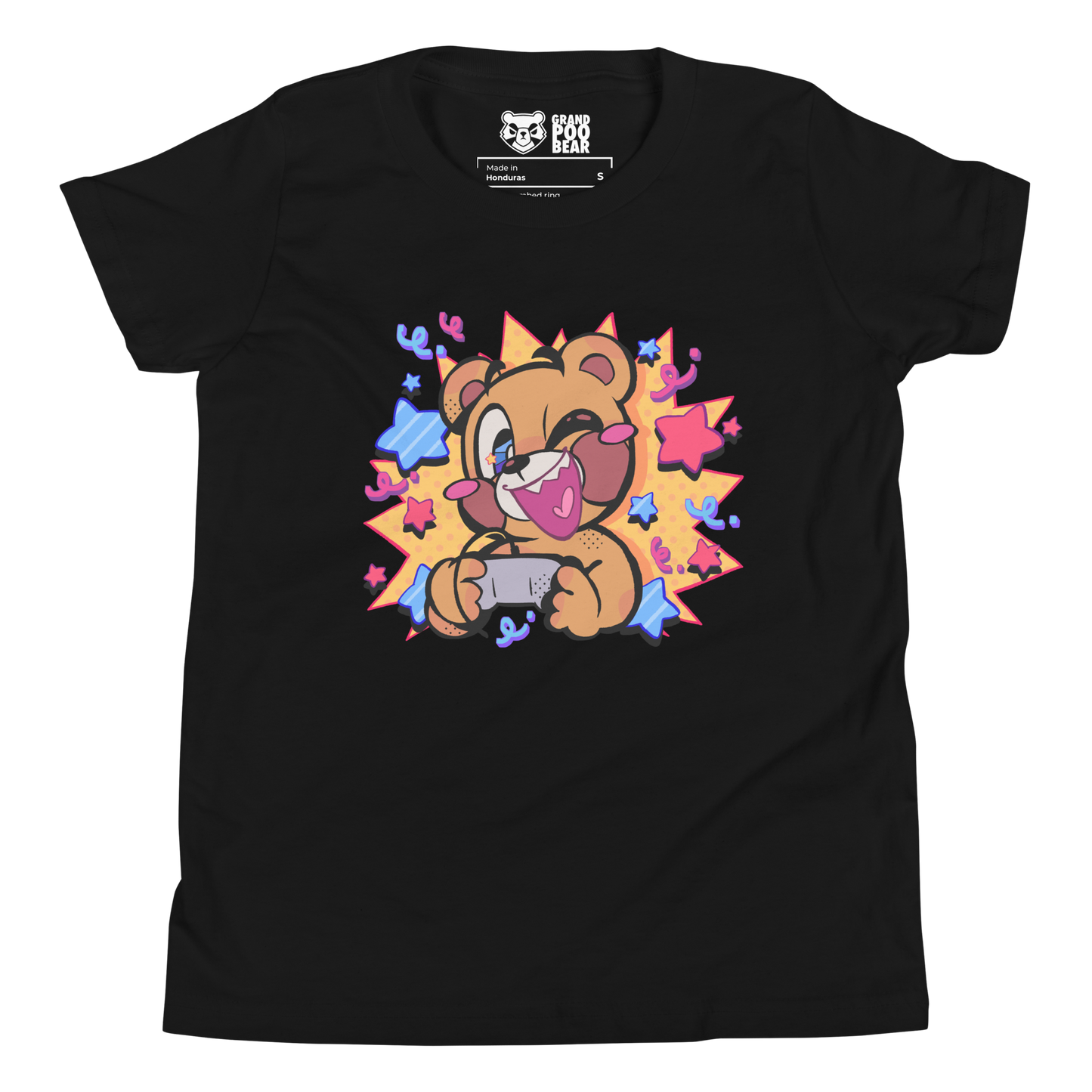 Comic Pop Gamer Jugend-T-Shirt