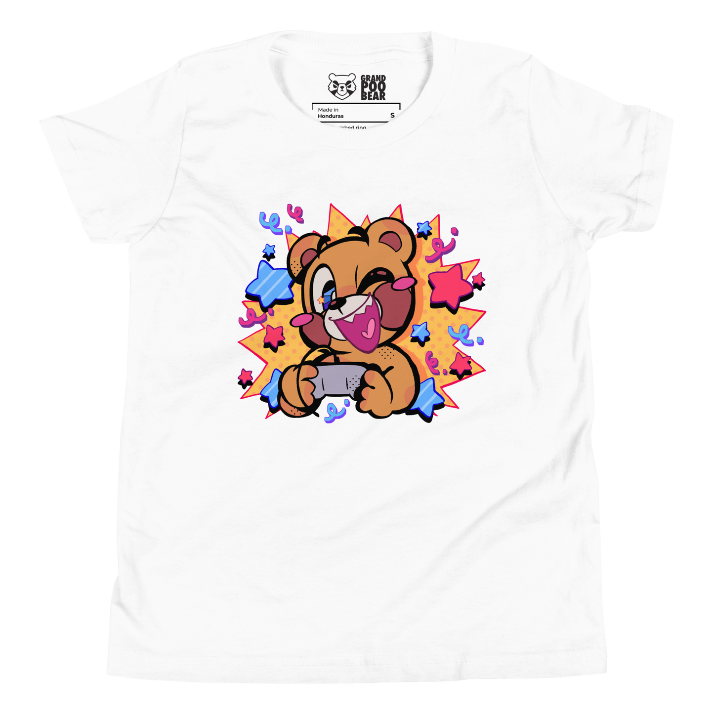 Comic Pop Gamer Jugend-T-Shirt