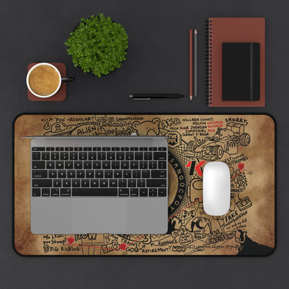PooLuminati Desk Mat