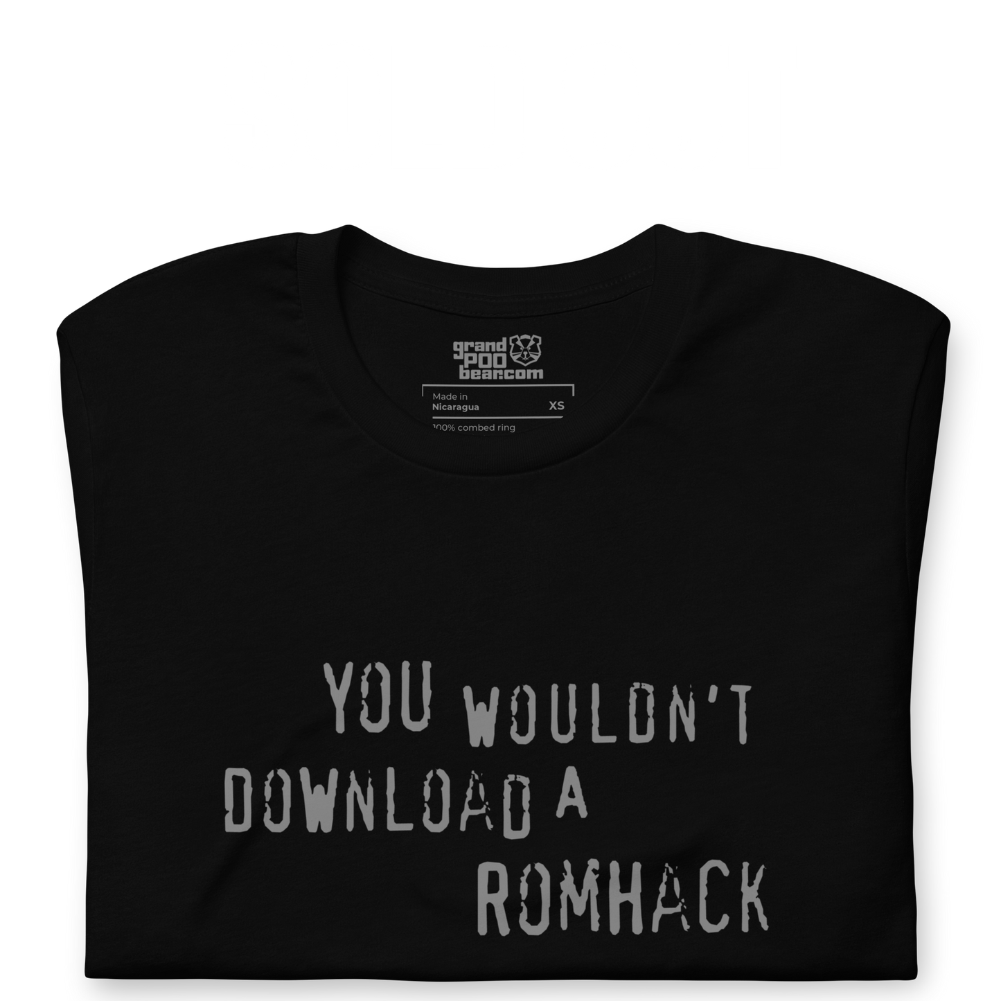 Sie würden kein Romhack-T-Shirt herunterladen