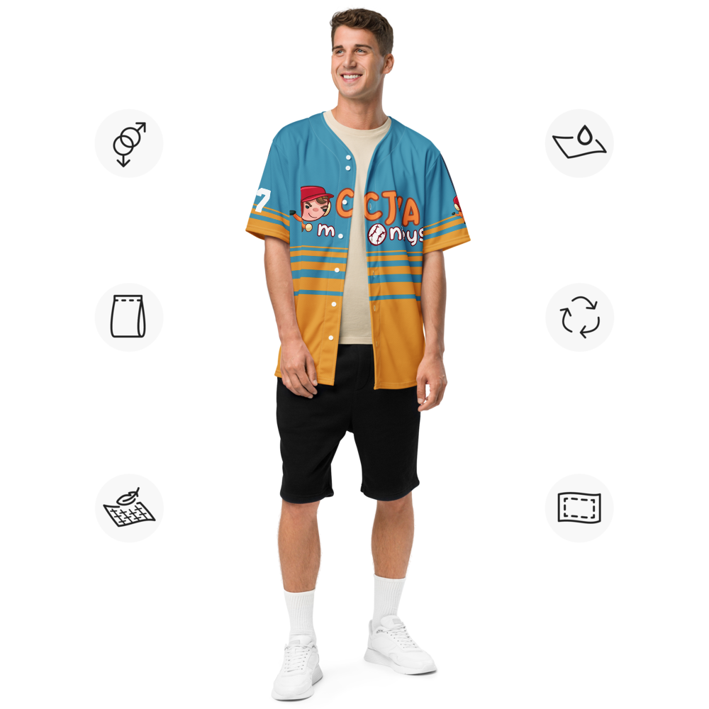 Cjya Monkeys Baseball Jersey