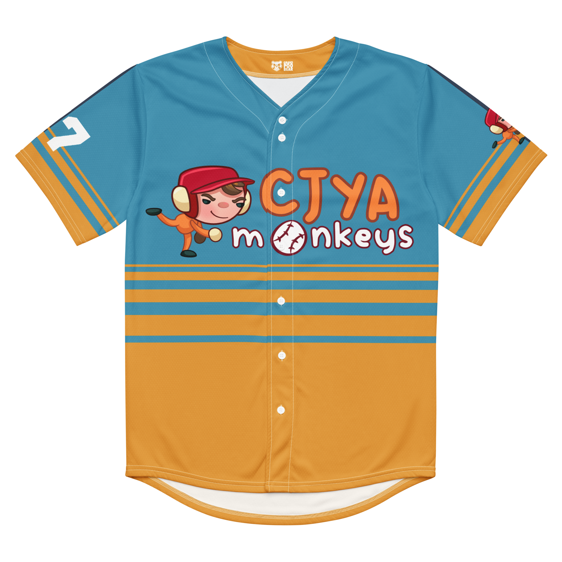Cjya Monkeys Baseball Jersey – grandpoobear