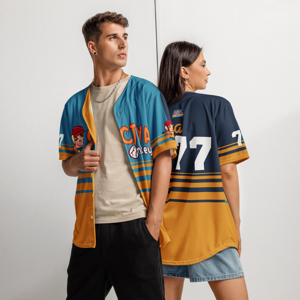 Cjya Monkeys Baseball Jersey