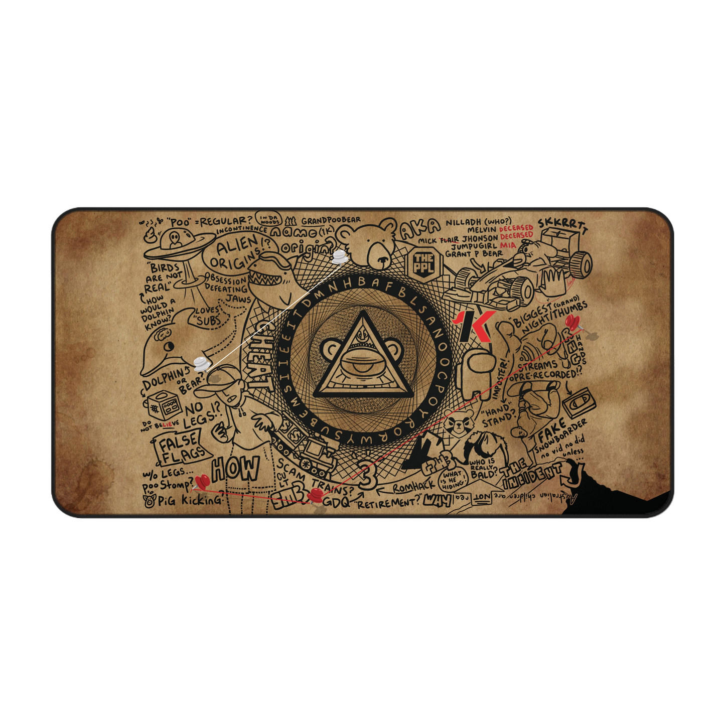 PooLuminati Desk Mat