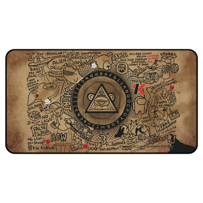 PooLuminati Desk Mat