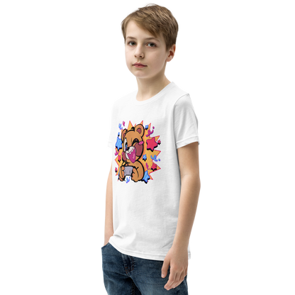 Comic Pop Gamer Jugend-T-Shirt